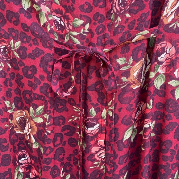 Vintage COCO BLANCO 100% linen maxi floral dress - Picture 9 of 16